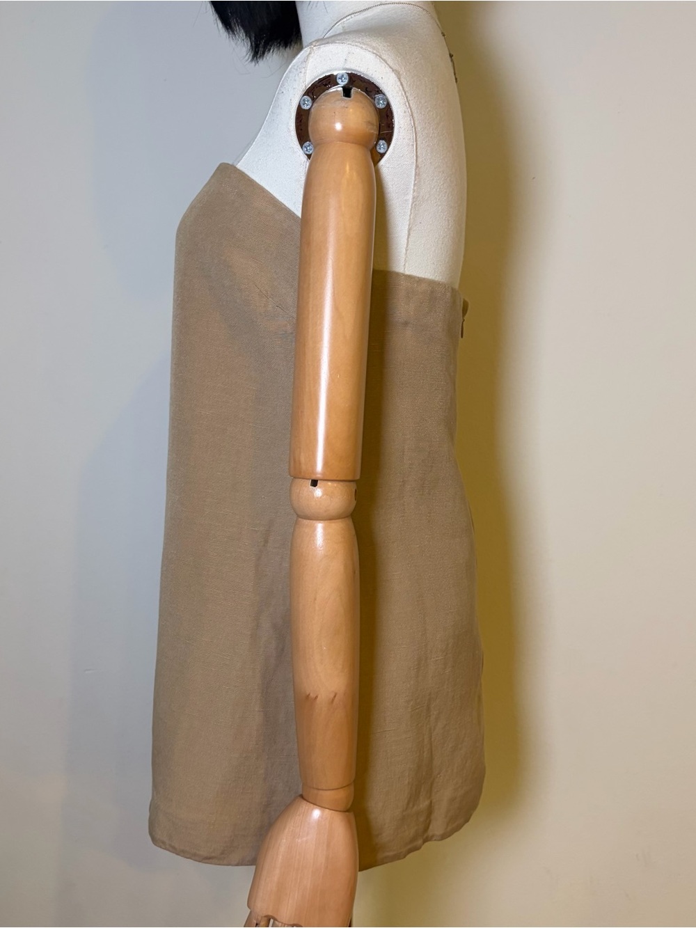NWT Oak + Fort Strapless Linen Blend Tube Top S - Picture 4 of 9